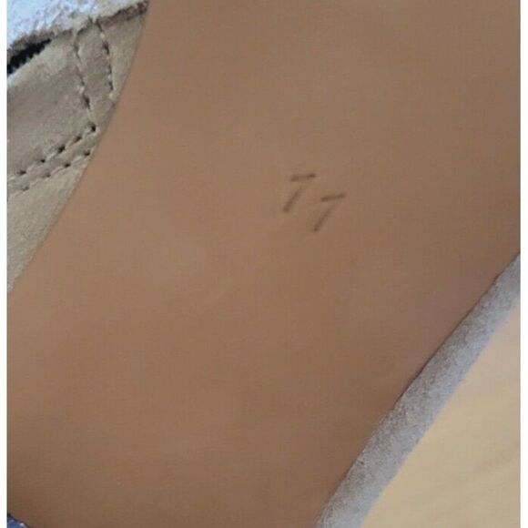 Madewell Billie Leather Suede Taupe Tan Ankle Boots Booties Women's Size 11 - Picture 4 of 10